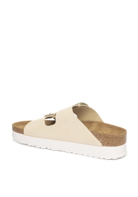 Ecru platform sandal BIRKENSTOCK | ARIZONA PLATFORM1026924-ECRU